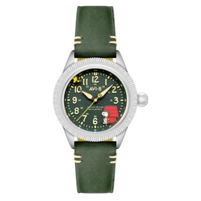 AVI-8 x Peanuts Flyboy Snoopy Flying Ace LE in Doghouse Green