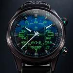 AVI-8 x Islander Limited Edition F14 HUD Automatic with Gradient Blue Dial