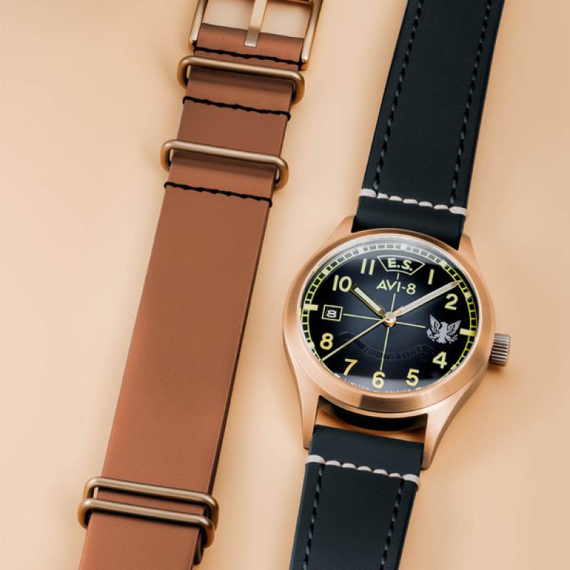 AVI-8 Flyboy Eagle Squadron Bronze LE Gravesend Watch