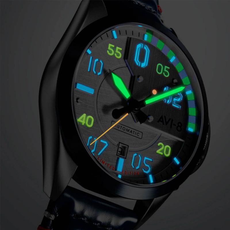 AVI-8 P-51 Mustang 85th Anniversary Steel Ascent Watch