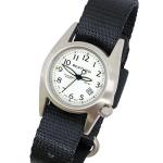 Bertucci M-1S Women's Stainless Steel Field Watch with a Nylon Strap