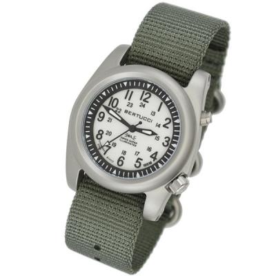 Bertucci A-2SEL Field Watch with Dual Lighting System, Ghost Grey Dial