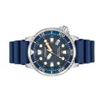 Citizen Eco-Drive Promaster Dive Watch with Blue Dial and Rubber Strap