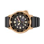 Citizen Promaster Solar Dive Watch with Rose Goldtone Case and Grey Dial