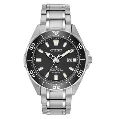 Citizen Promaster Titanium Eco-Drive Dive Watch with Black Dial