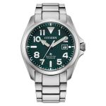 Citizen Promaster Tough Super Titanium Solar Watch with Green Dial
