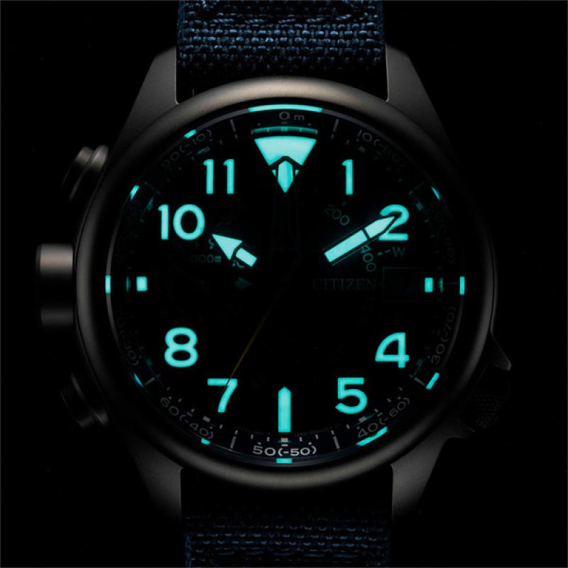 Citizen Promaster Alitchron Solar Watch with Blue Dial