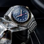 Cadola Dog Leg Automatic with Royal Blue Dial