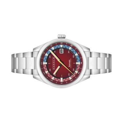 Cadola Paddock Automatic Watch with Deep Red Dial