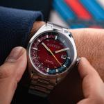Cadola Paddock Automatic Watch with Deep Red Dial