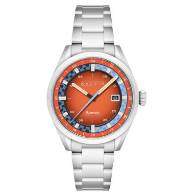 Cadola Paddock Automatic Watch with Burnt Orange Dial