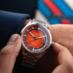 Cadola Paddock Automatic Watch with Burnt Orange Dial