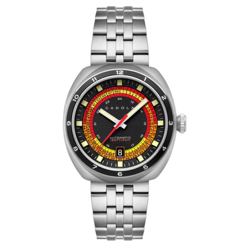 Cadola Giulia Suprema Automatic Watch with Glossy Black Dial