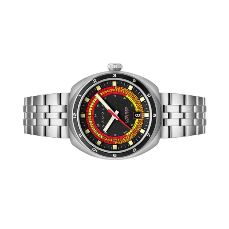 Cadola Giulia Suprema Automatic Watch with Glossy Black Dial