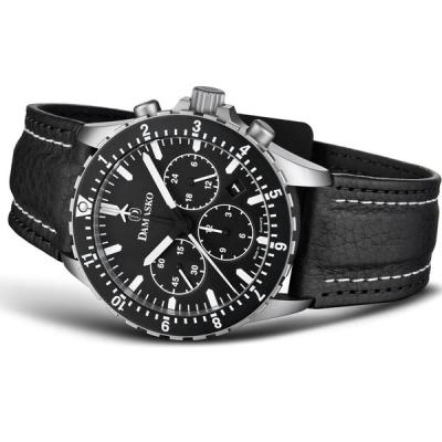 Damasko 42mm Chronograph with Stopwatch, and 12-hour Totalizer
