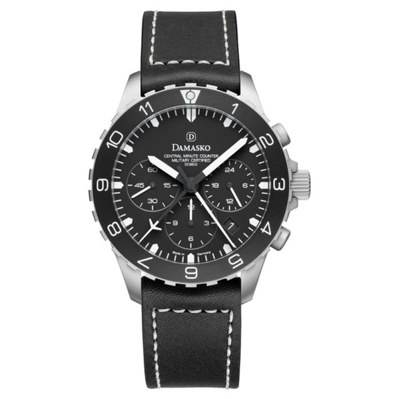 Damasko 42mm Chronograph with Stopwatch, and 12-hour Totalizer