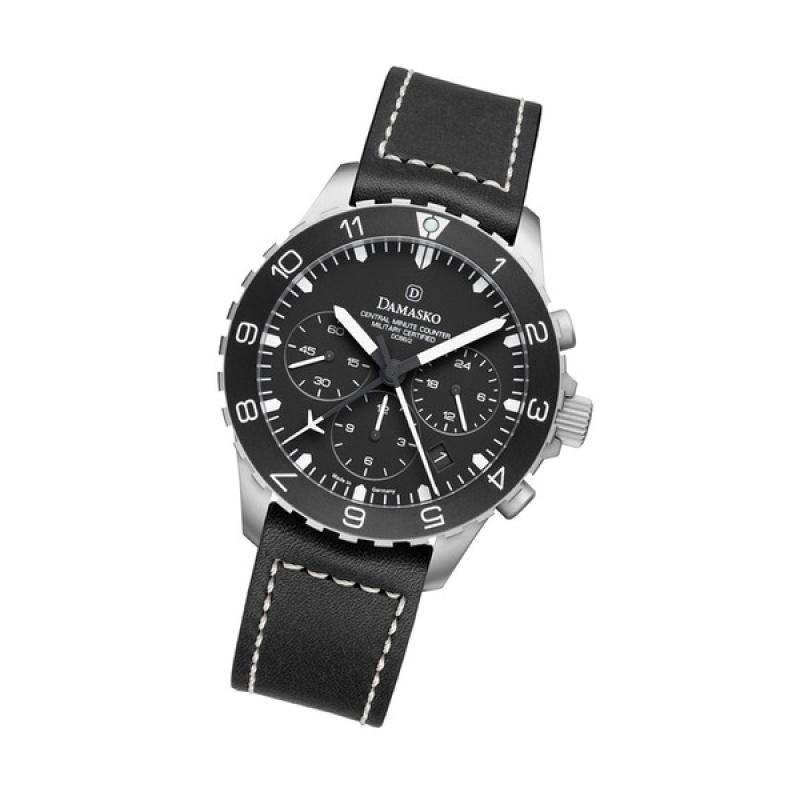 Damasko 42mm Chronograph with Stopwatch, and 12-hour Totalizer