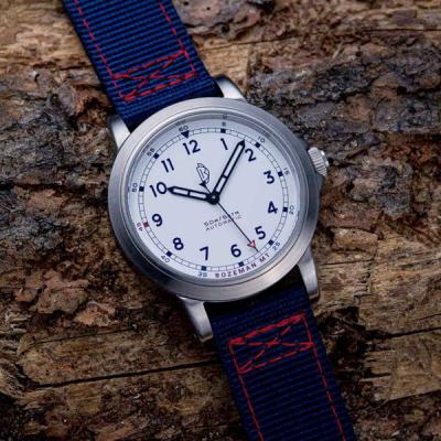 Dave Berghold DB Model 2 Field Watch with White Dial