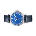 Damasko Swiss DS30 Blue Dial Automatic Watch with a 39mm Bead-Blasted Submarine Steel Case