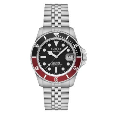 Duxot Atlantica Automatic Dive Watch with Jade Black Dial