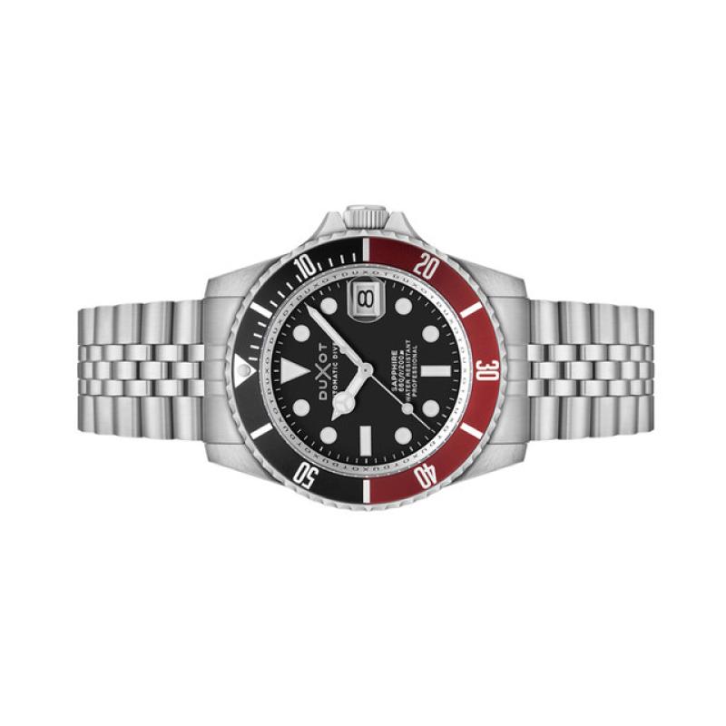Duxot Atlantica Automatic Dive Watch with Jade Black Dial