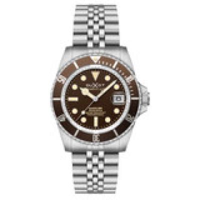 Duxot Atlantica Automatic Dive Watch with Chestnut Brown Dial