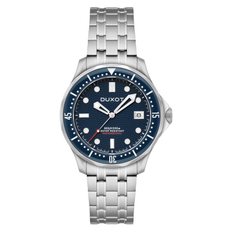 Duxot Henri Diver Automatic with Presidential Blue Dial