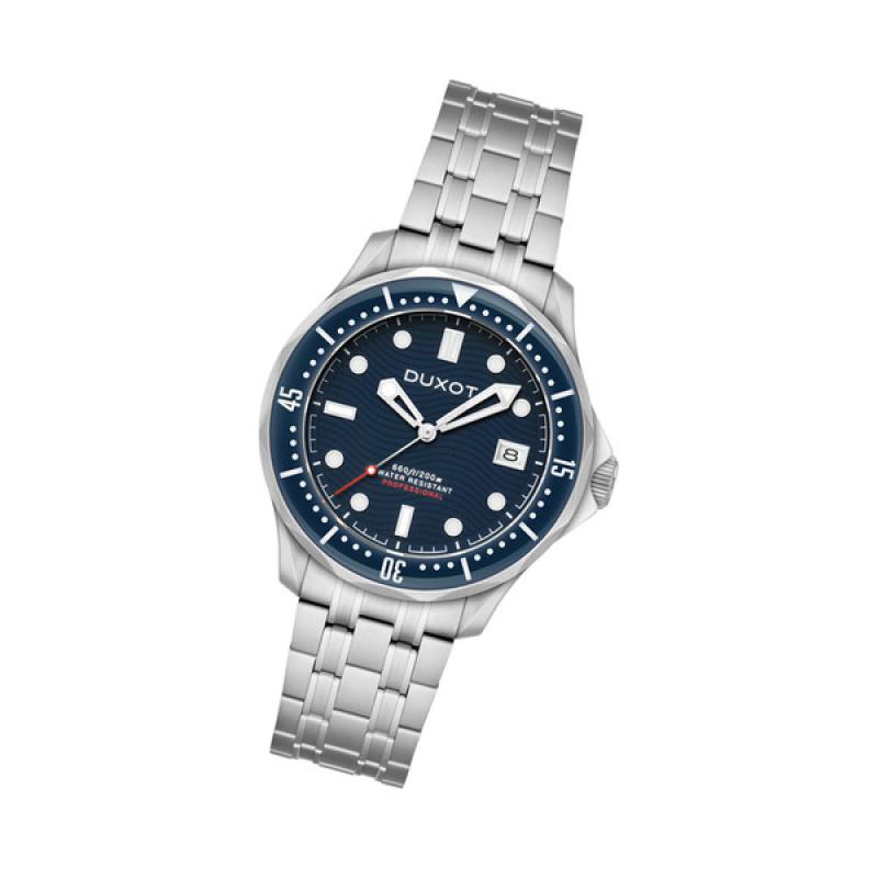 Duxot Henri Diver Automatic with Presidential Blue Dial