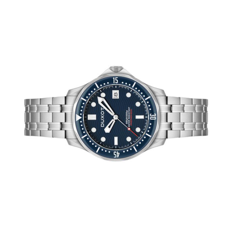 Duxot Henri Diver Automatic with Presidential Blue Dial