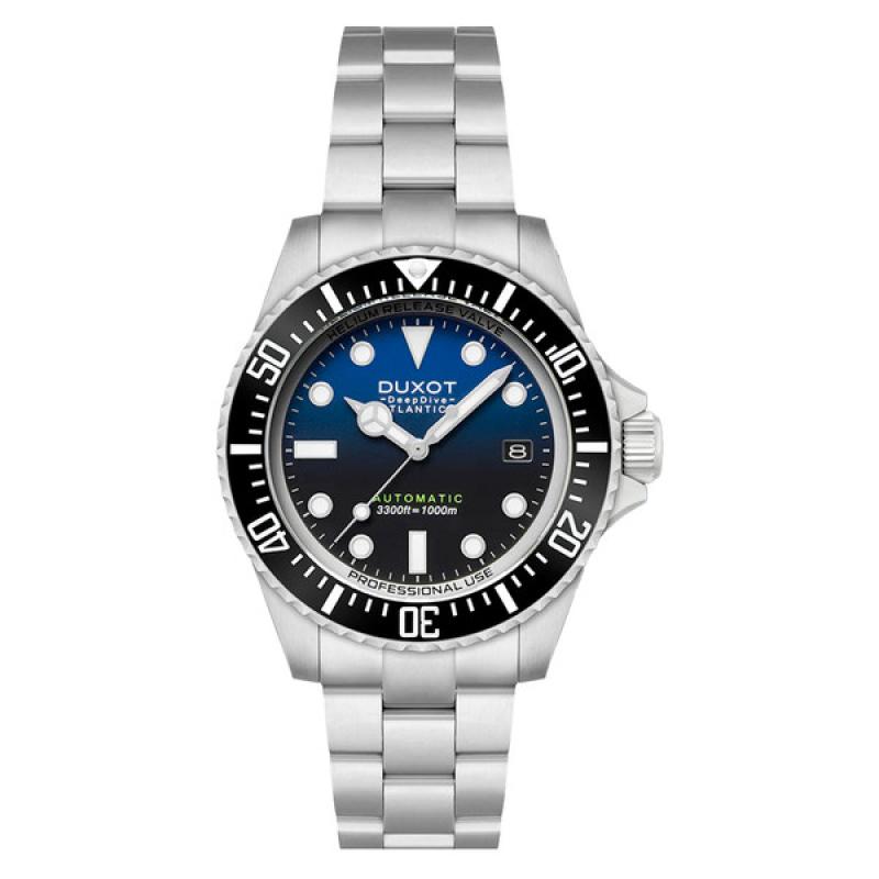 Duxot Atlantica Deep Dive Automatic Limited Edition Cobalt Blue Dial