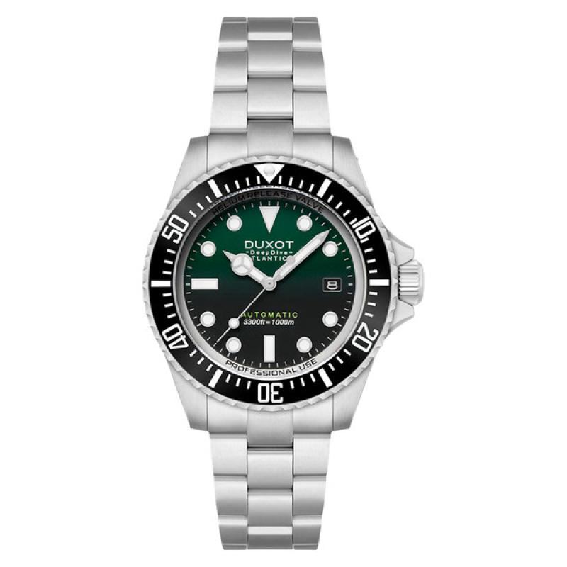 Duxot Atlantica Deep Dive Automatic Limited Edition Emerald Green Dial