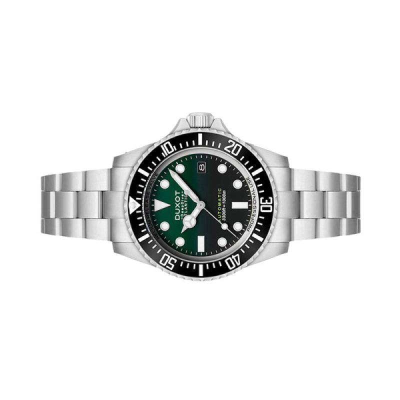 Duxot Atlantica Deep Dive Automatic Limited Edition Emerald Green Dial