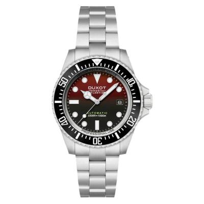Duxot Atlantica Deep Dive Automatic Limited Edition Scarlet Red Dial