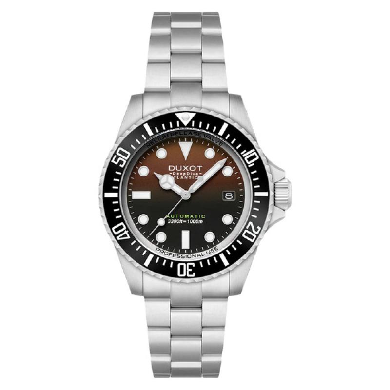 Duxot Atlantica Deep Dive Automatic Limited Edition Cacao Brown Dial