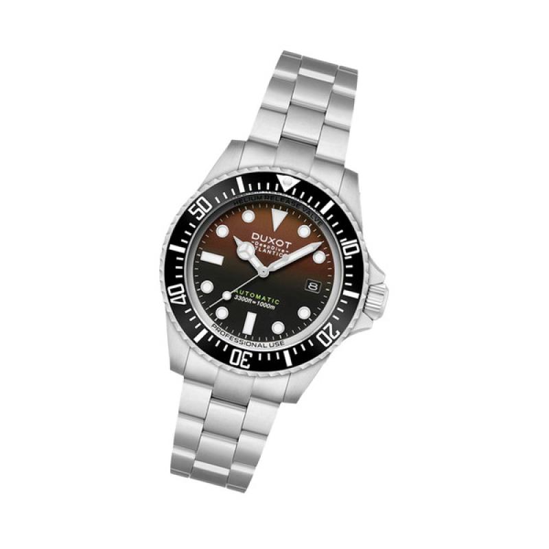 Duxot Atlantica Deep Dive Automatic Limited Edition Cacao Brown Dial