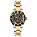 Duxot Atlantica Skeleton Automatic Two Tone Black