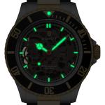 Duxot Atlantica Skeleton Automatic Two Tone Black