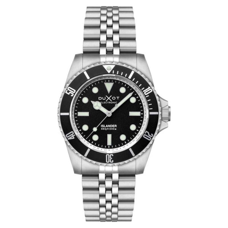 Duxot x Islander Atlantica Electronic Dive Watch with Black Dial