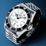 Duxot x Islander Atlantica Electronic Dive Watch with White Dial