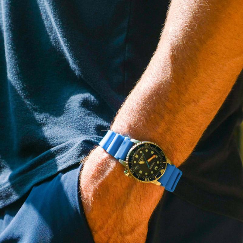 Citizen Promaster 36.5mm Solar Dive Watch with Blue Dial