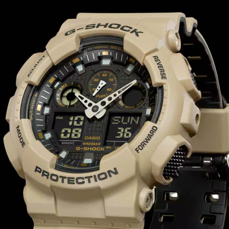 Casio G-Shock GA-100 Series in Brown