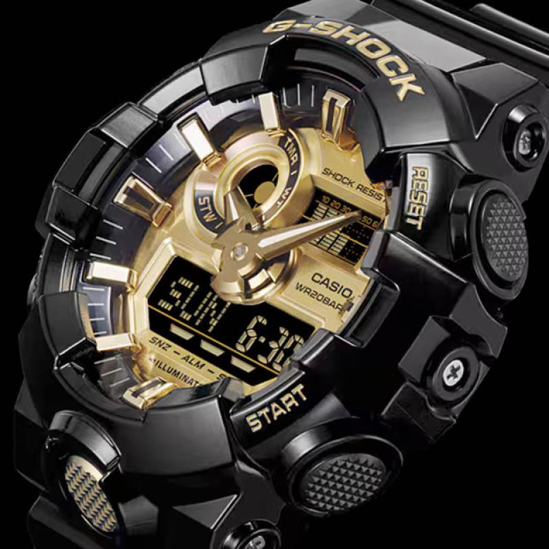 Casio G-Shock GA-700 Series in Black and Gold