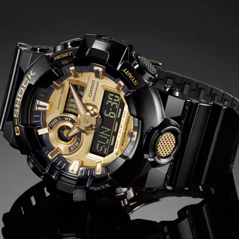 Casio G-Shock GA-700 Series in Black and Gold
