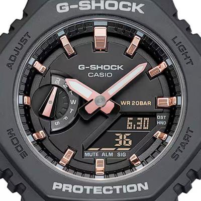 Casio G-Shock Women in Black and Rose Gold
