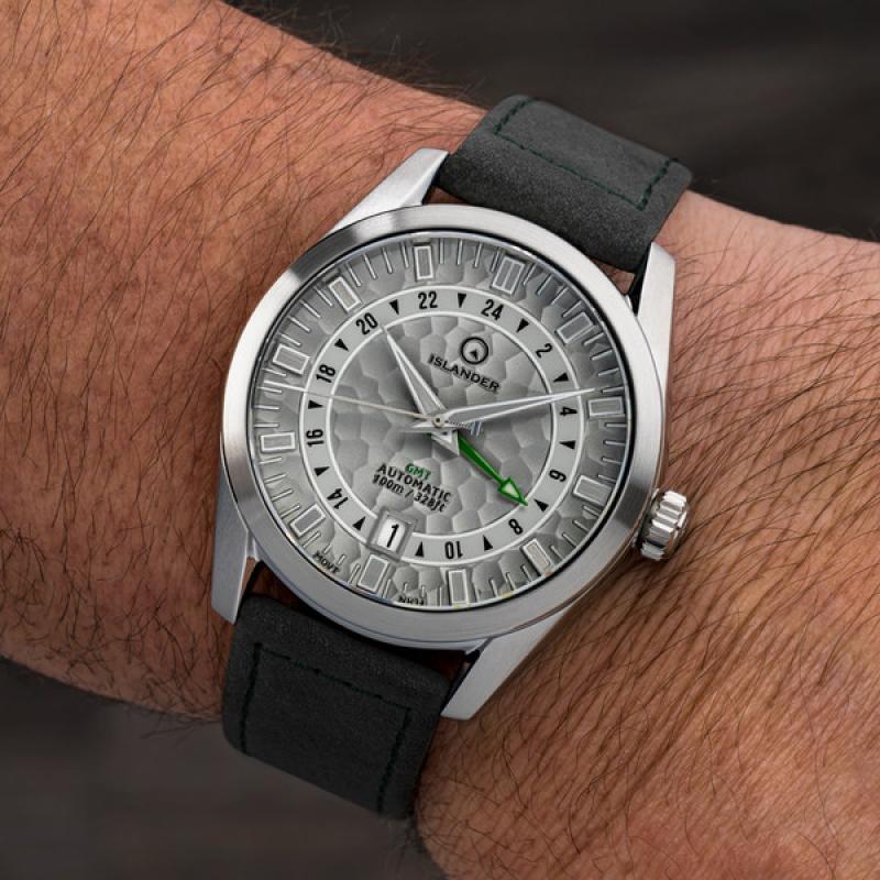 Islander Melville GMT with Grey Hammer Dial
