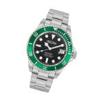 Herodia Mediterraneo Swiss Automatic Dive watch with Black Dial