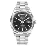 Herodia Monte Carlo Full Day Swiss Watch with Matte Black Dial