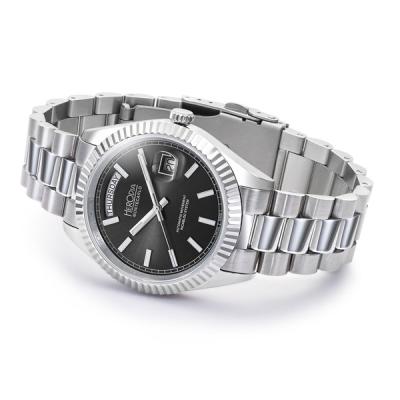 Herodia Monte Carlo Full Day Swiss Watch with Matte Black Dial