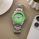 Islander Saltaire 38mm Solar Dive Watch with Mint Green Dial