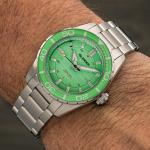 Islander Saltaire 38mm Solar Dive Watch with Mint Green Dial